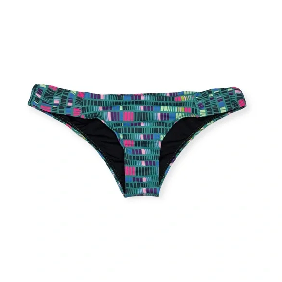 new OndadeMar Swimwear ☀︎︎Multi Strap Tri Top Bikini Set ☀︎︎ Green Print ☀︎︎ M L - Picture 4 of 14